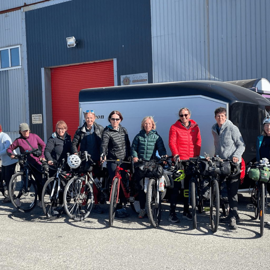 Ladies biking group